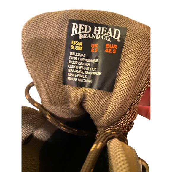 Red head hiking boots - Picture 6 of 7